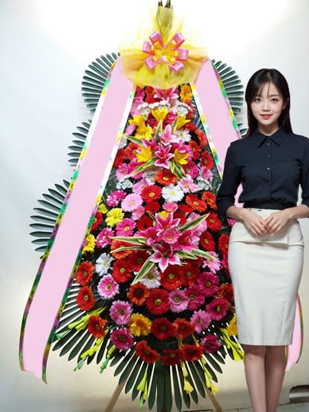 더파티움 안양 3단화환 고급형